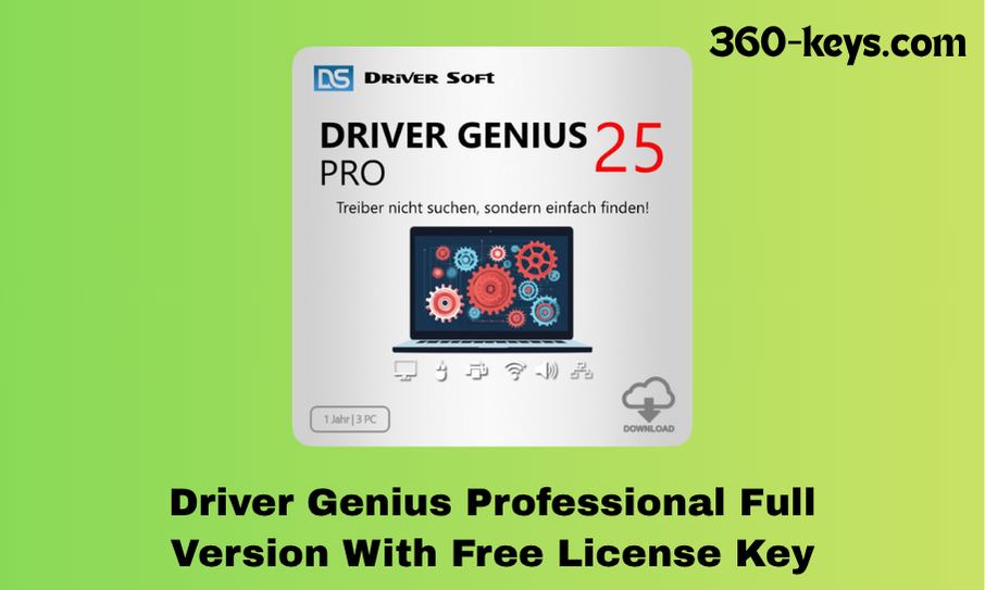 Driver Genius Professional Full Version With Free License Key And Registration  [Latest]